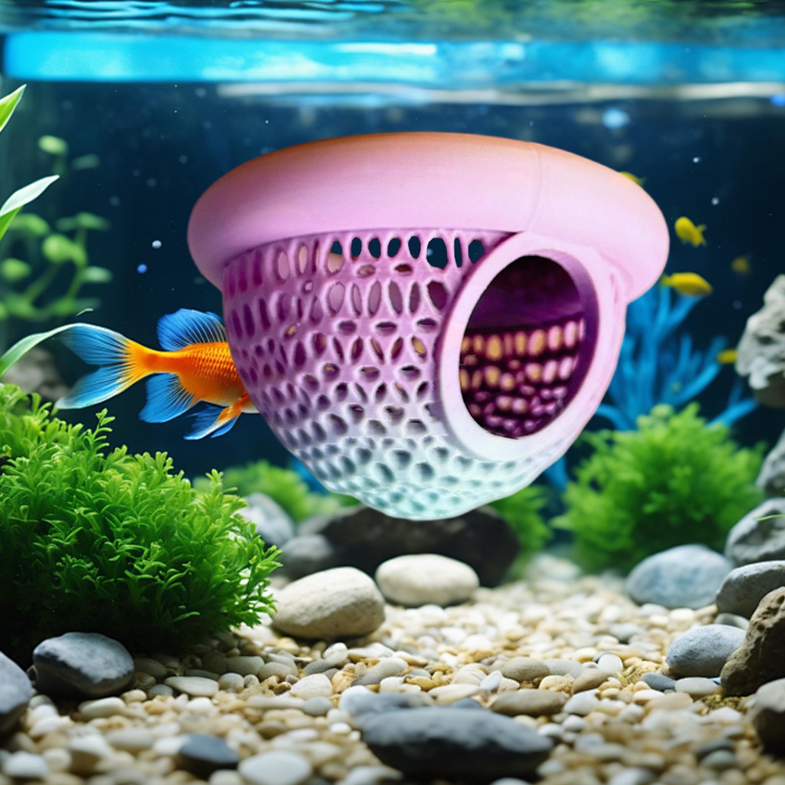 Aquarium Fish Hide - Floating Betta Hides Aquarium Floating Shrimp