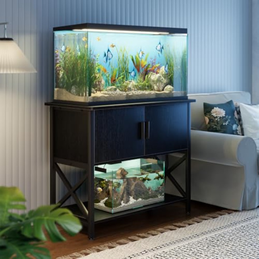 Aquarium Fish Black - 40-50 Gallon Aquarium Stand for Fish