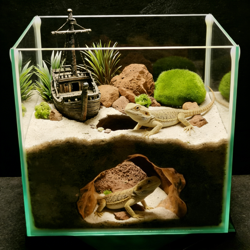 Aquarium Fish Hideout - Sinkhole Cave Aquarium Ornament - Fish