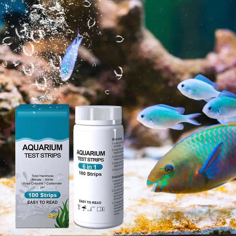 Aquarium Test Kit - 100pcs Nitrite Nitrate Chlorine PH Tester