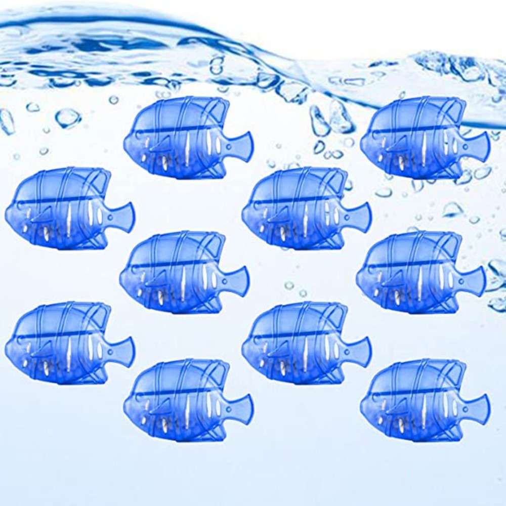 Aquarium Fish Ball - 10pcs Blue Humidifier Tank Cleaner Cleaning