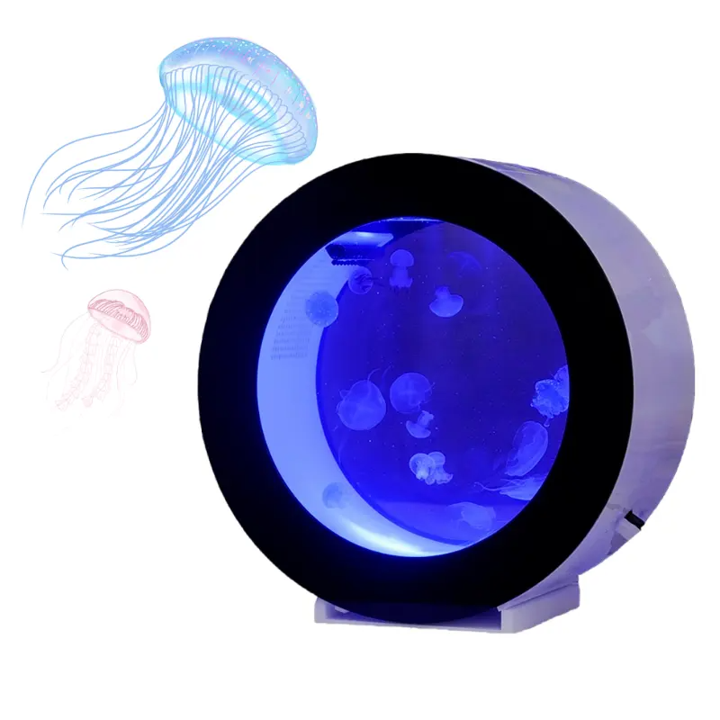 Aquarium Fish Black - 8L/18L/50L Acrylic Jellyfish Fish Tank -