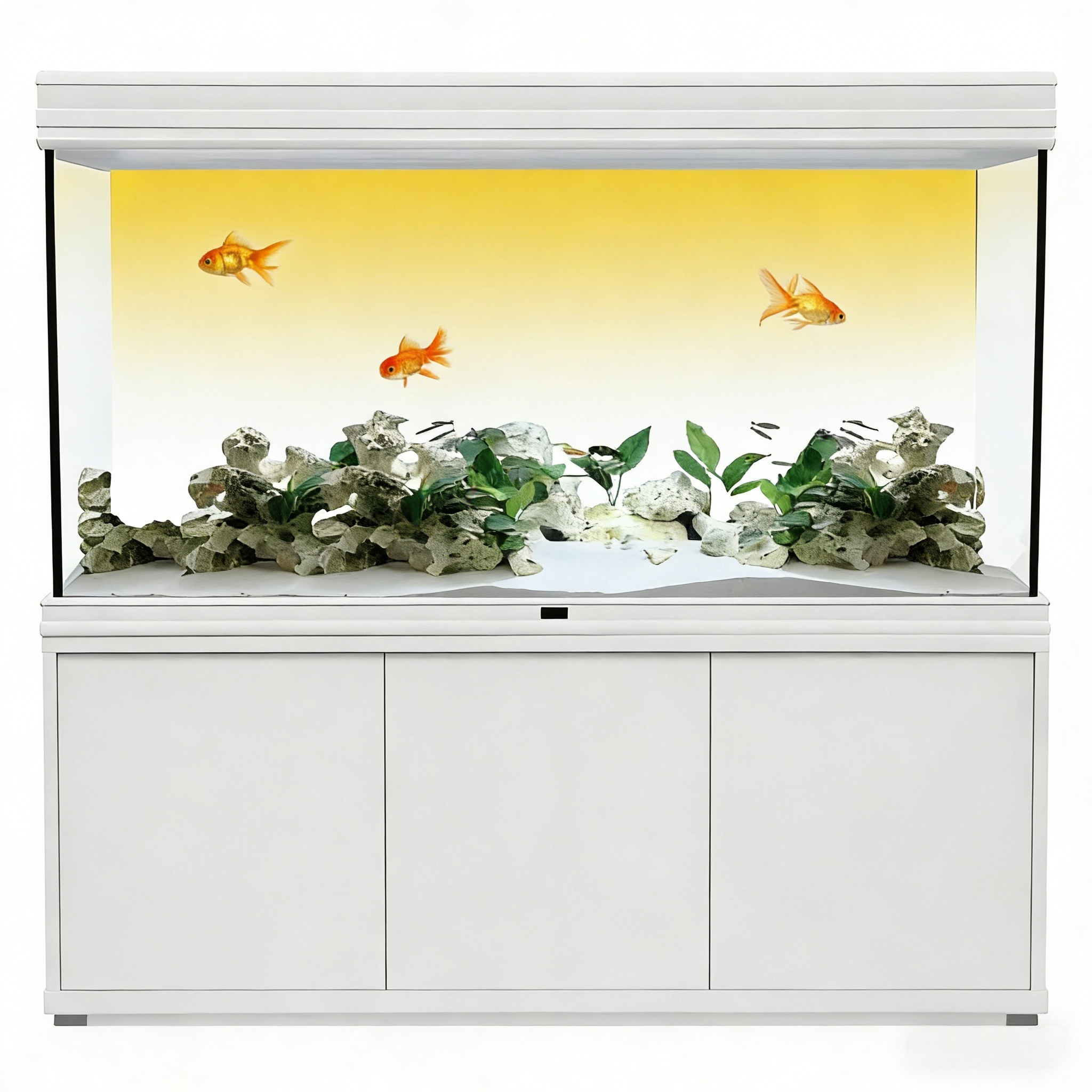 Yellow and white gradient，Fish - Aquarium Fish Yellow บทวิจารณ์และราคา