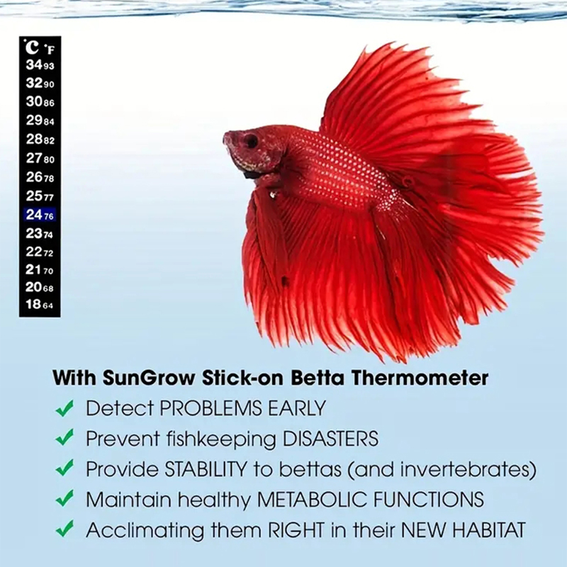 2pcs/set Aquarium Fish Tank Th - Aquarium Thermometer บทวิจารณ์และราคา