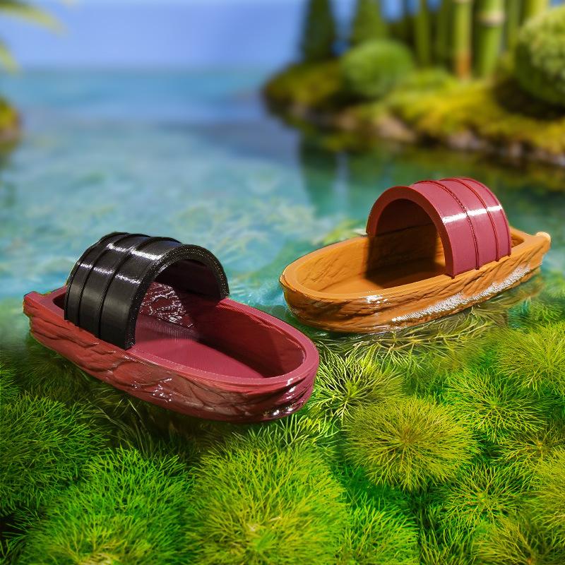 Mini Fisherman Floating Boat O - Aquarium Fish Pot บทวิจารณ์และราคา