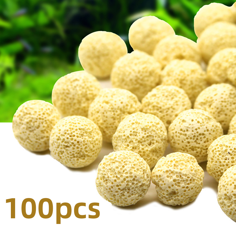 20/50/100 PCS Aquarium Filter  - Aquarium Fish Ball บทวิจารณ์และราคา