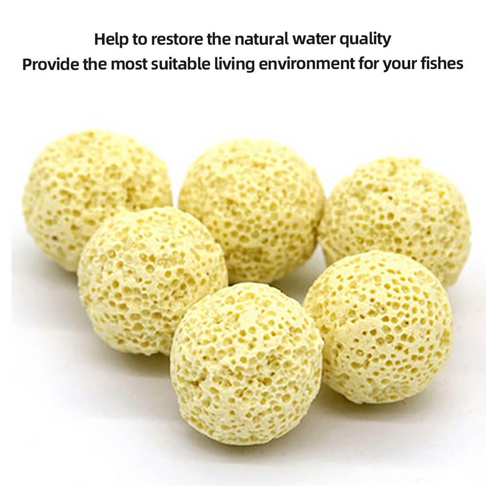 20/50/100 PCS Aquarium Filter  - Aquarium Fish Ball บทวิจารณ์และราคา