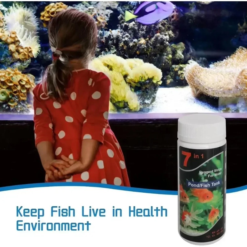 Aquarium Test Strip  Freshwate - Aquarium Test Kit บทวิจารณ์และราคา
