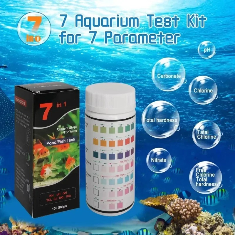 Aquarium Test Strip  Freshwate - Aquarium Test Kit บทวิจารณ์และราคา