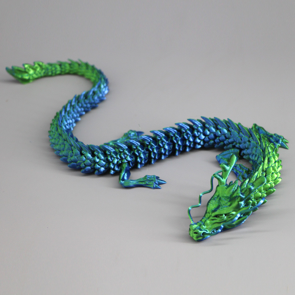 3D Printed Conjoined Dragon Or - Aquarium Fish Cartoon บทวิจารณ์และราคา