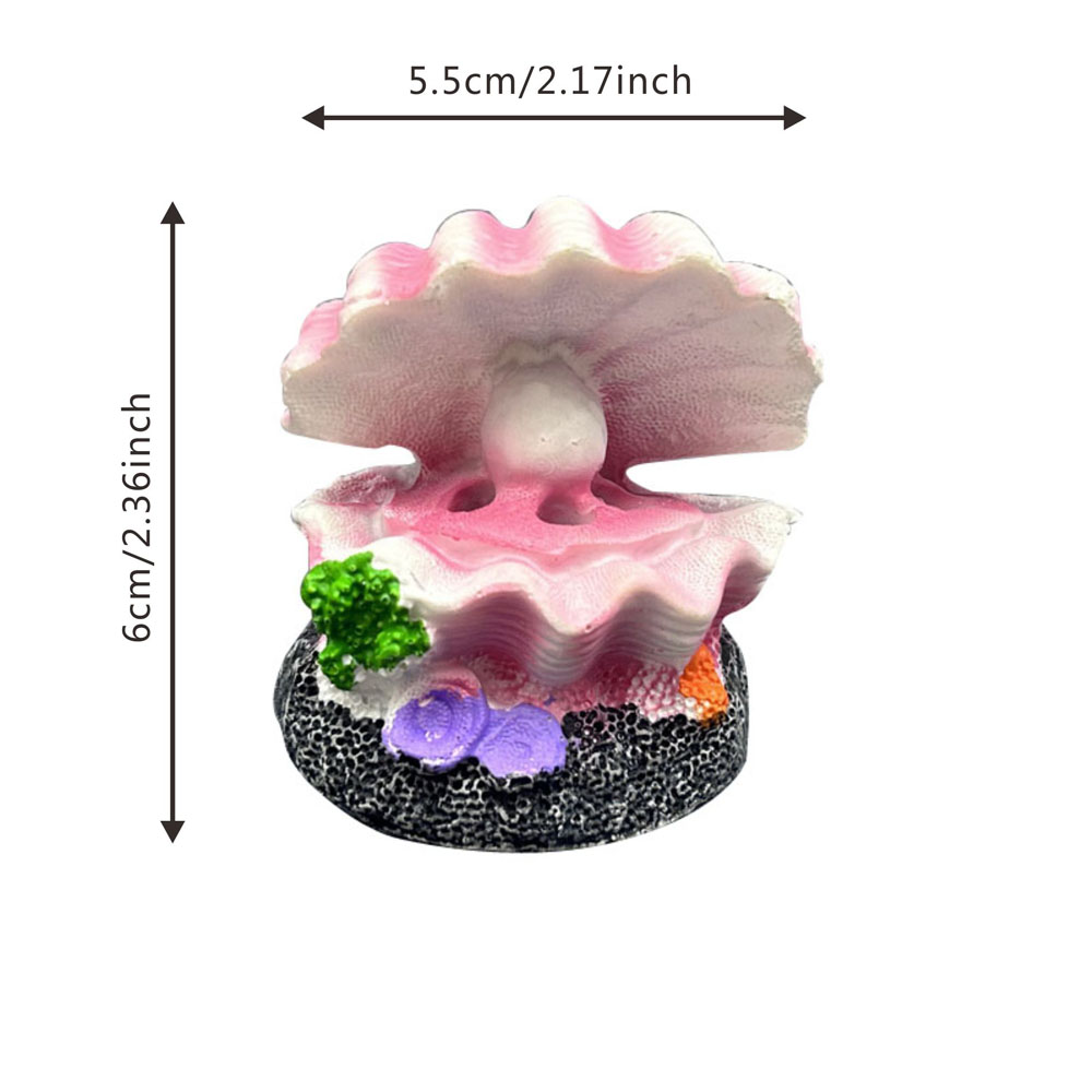 Cute Shell Shape Bubble Stone  - Aquarium Fish Cartoon บทวิจารณ์และราคา