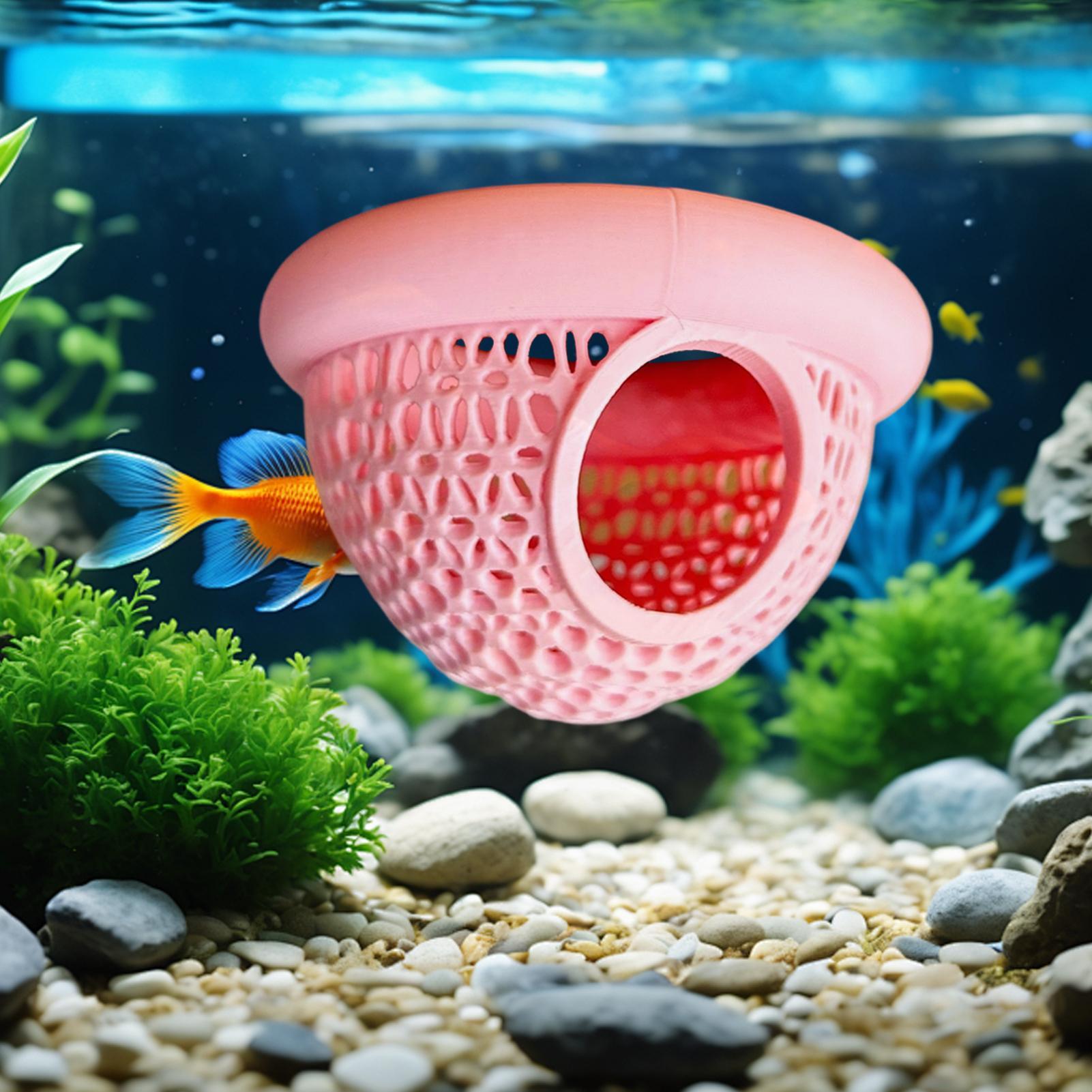 Floating Betta Hides Aquarium  - Aquarium Fish Hide บทวิจารณ์และราคา