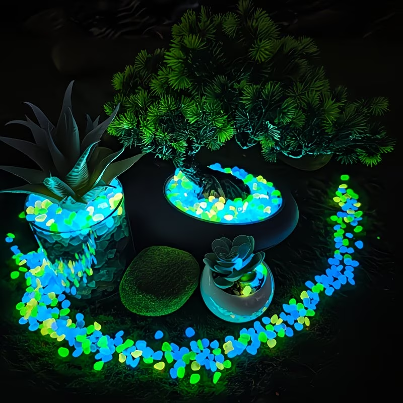 300PCS Luminous Pebble Set,0.9 - Aquarium Fish Pot บทวิจารณ์และราคา
