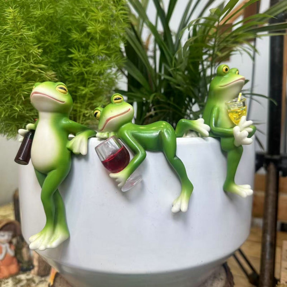 Hanging Flower Pot Edge Frog D - Aquarium Fish Pot บทวิจารณ์และราคา