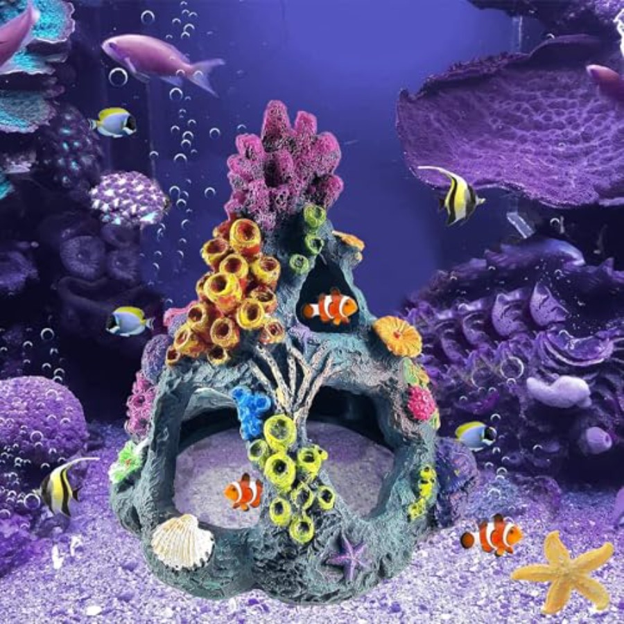 Fish Tank Decoration Set, Aqua - Aquarium Fish Betta บทวิจารณ์และราคา