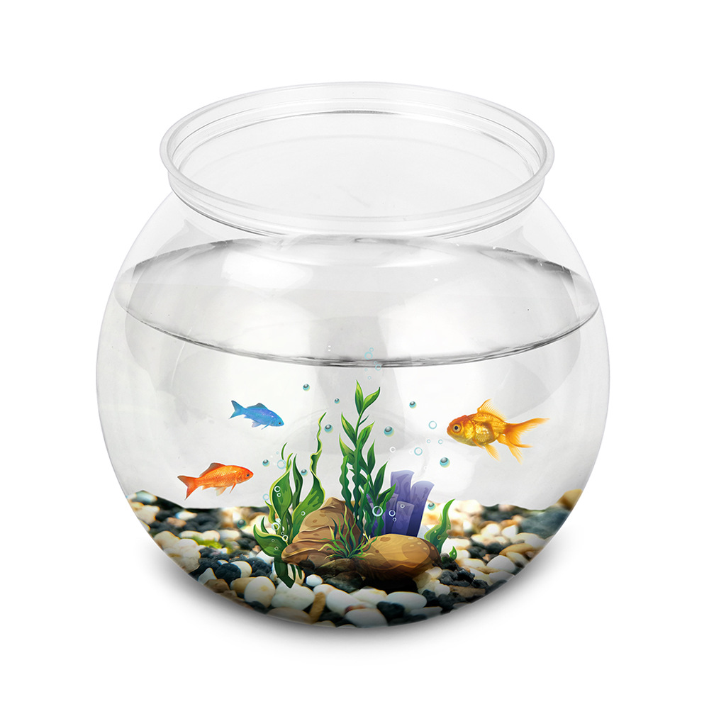 Fish Bowl Plastic L M S Sizes  - Aquarium Fish Betta บทวิจารณ์และราคา