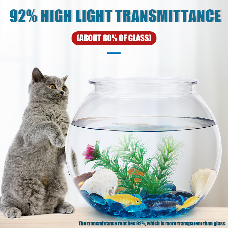 Fish Bowl Plastic L M S Sizes  - Aquarium Fish Betta บทวิจารณ์และราคา
