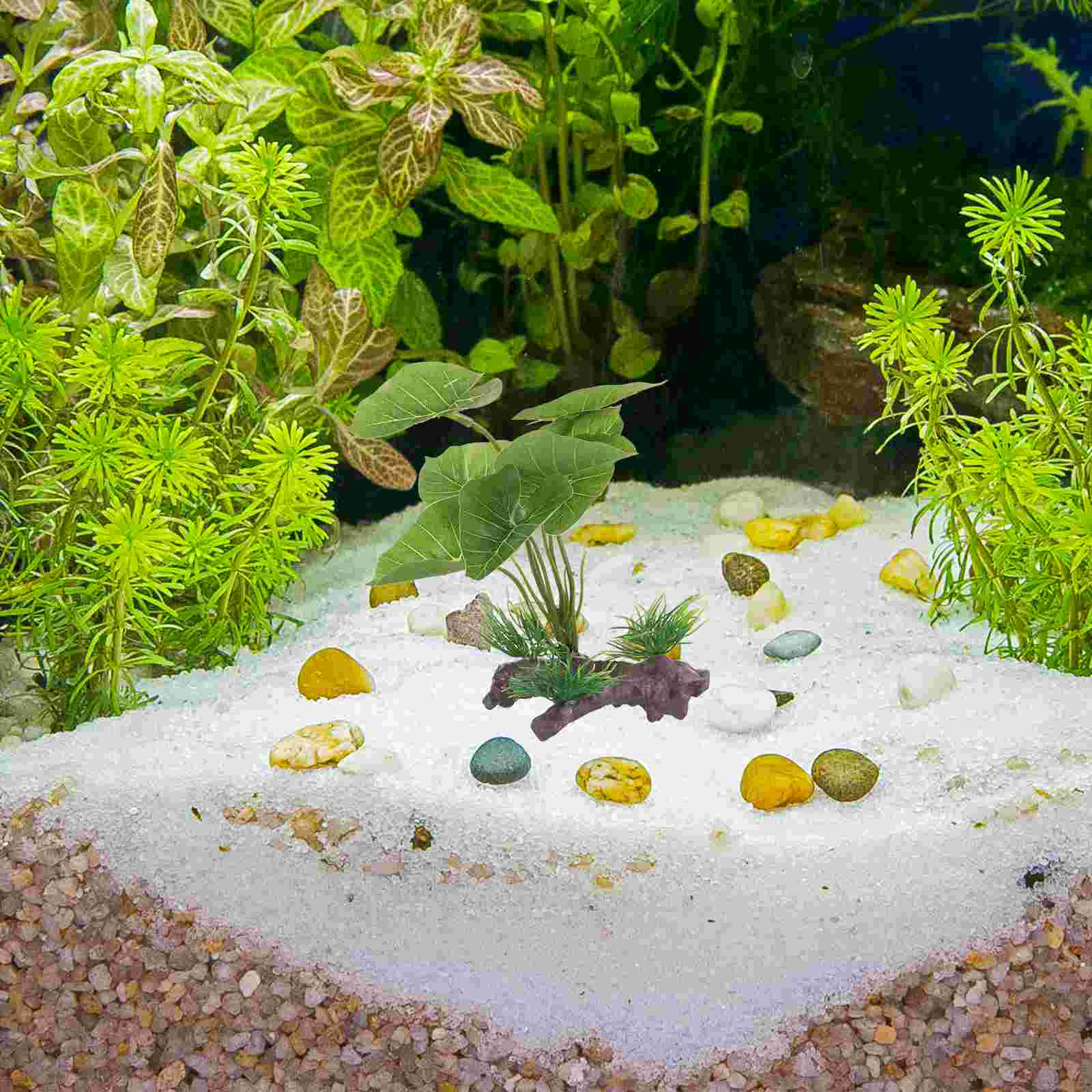 Fish Tank Artificial Water Pla - Aquarium Fish Pot บทวิจารณ์และราคา