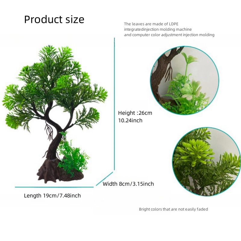 Fish Tank DIY  Artificial Aqua - Aquarium Fish Cartoon บทวิจารณ์และราคา