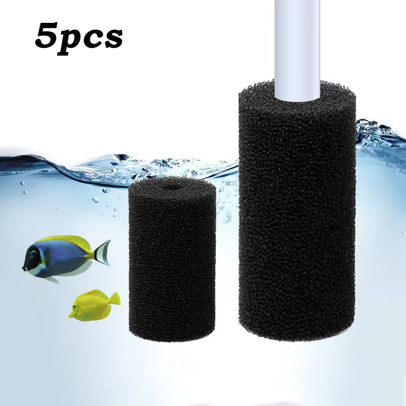 5 Pack Pre-Filter Sponge Aquar - Aquarium Fish Black บทวิจารณ์และราคา