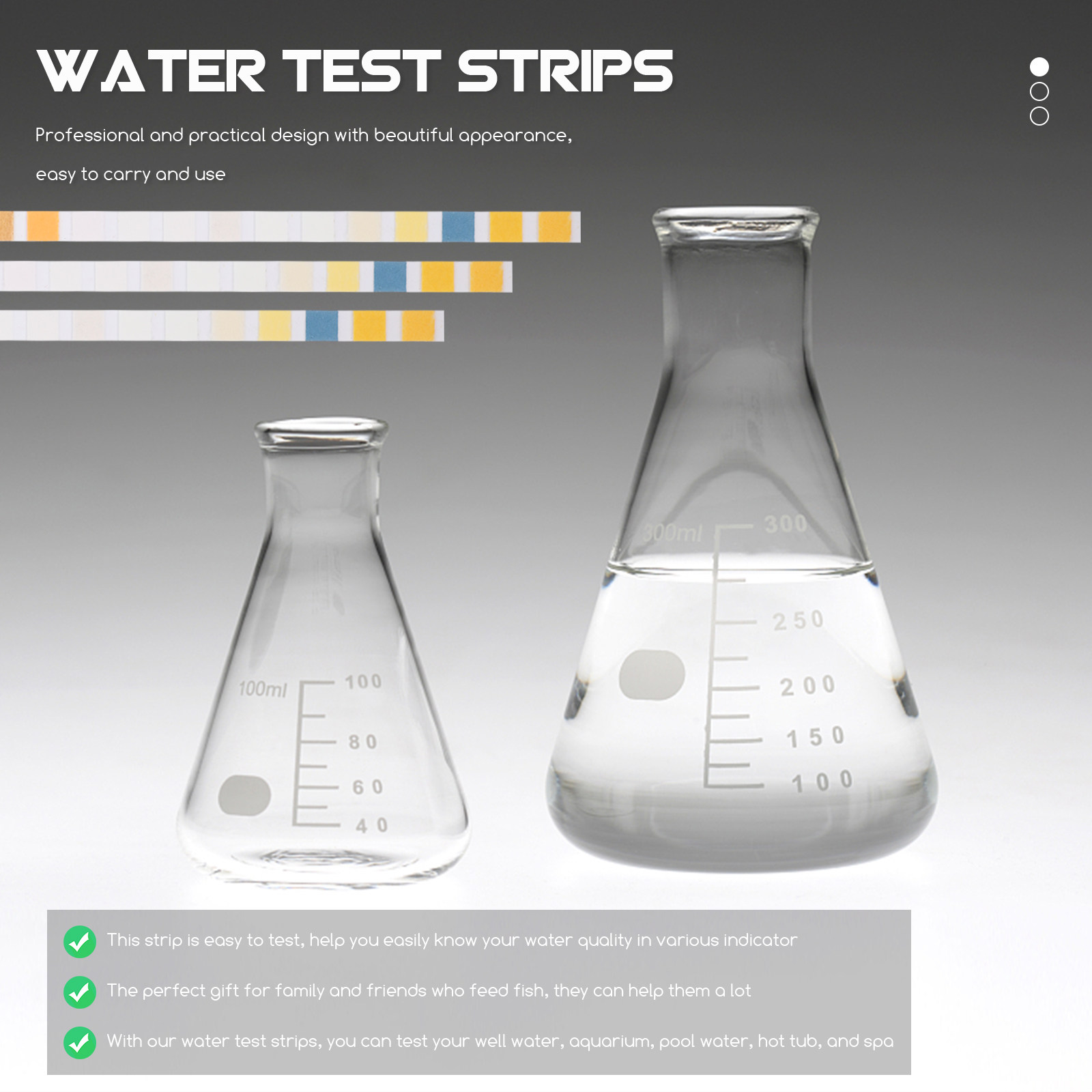 100Pcs Water Test Strips Pool  - Aquarium Test Kit บทวิจารณ์และราคา