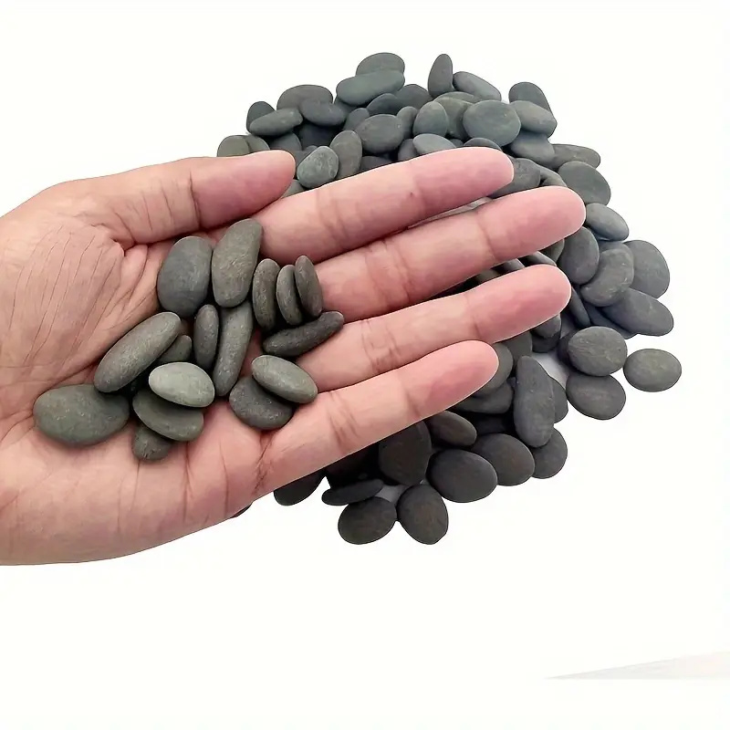 20Pcs Natural River Rocks Smoo - Aquarium Fish Types บทวิจารณ์และราคา