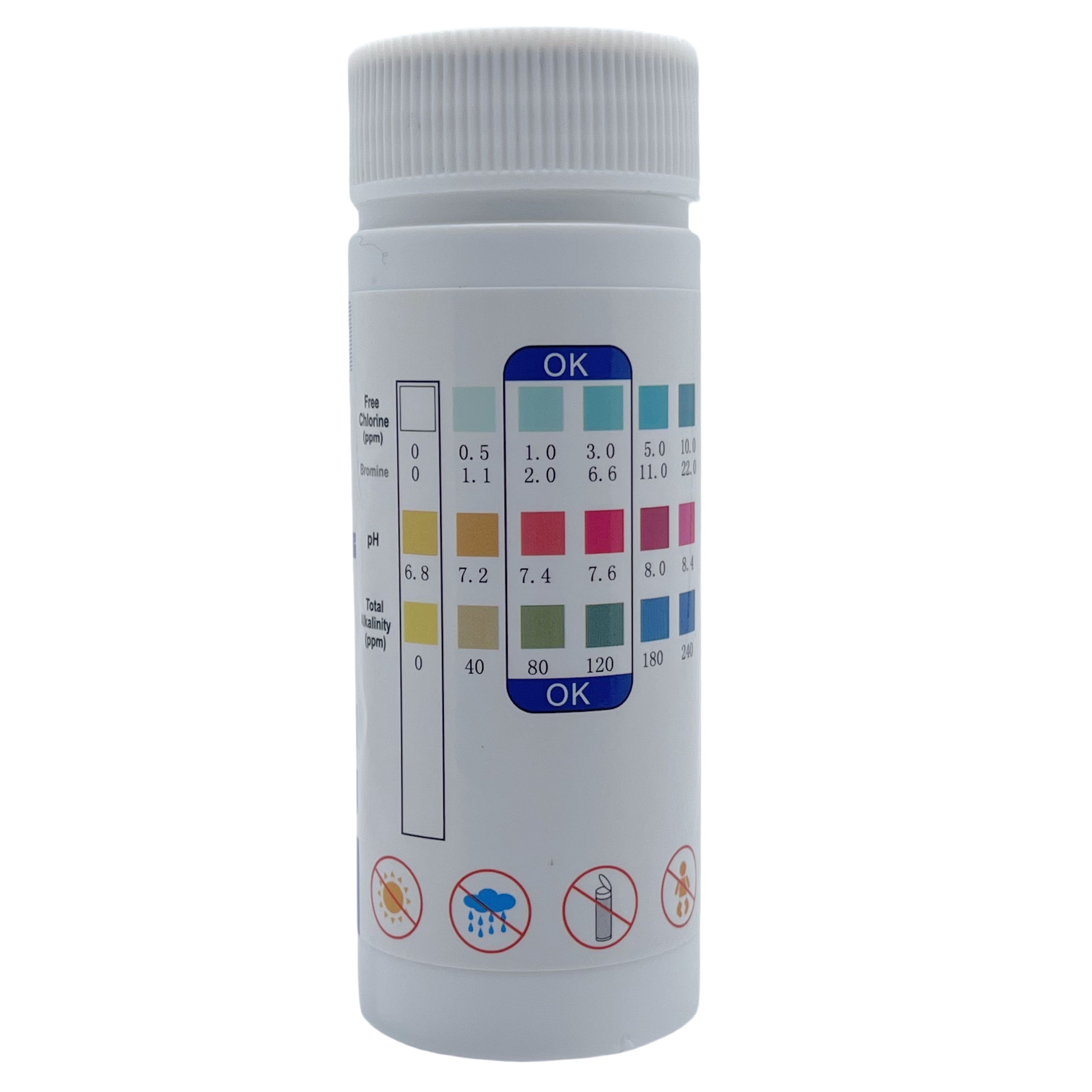 Chlorine PH Test Strips SPA Sw - Aquarium Test Kit บทวิจารณ์และราคา