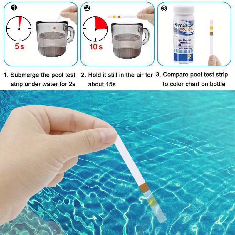 Chlorine PH Test Strips SPA Sw - Aquarium Test Kit บทวิจารณ์และราคา