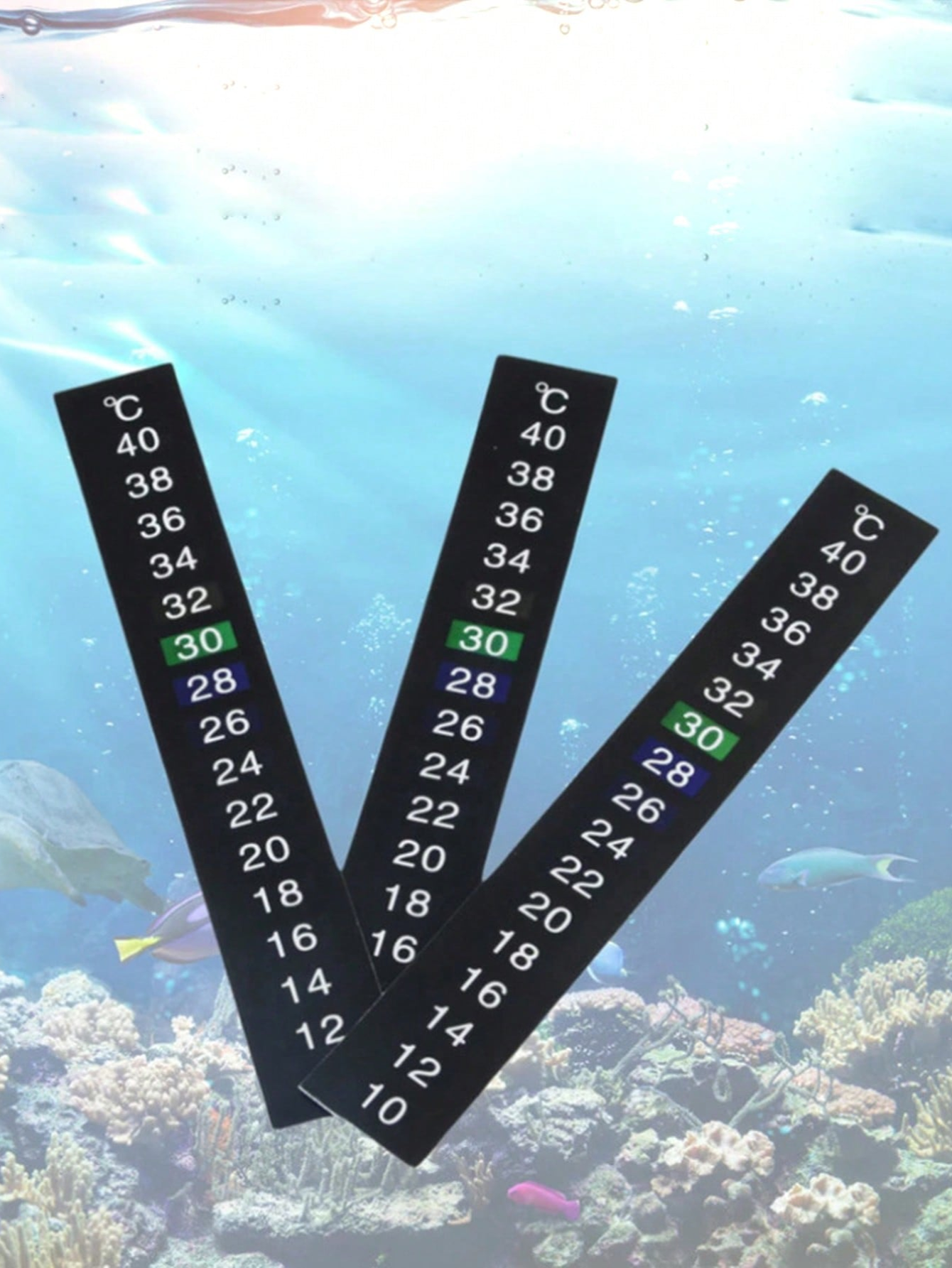 1pc-Accurate and easy to read  - Aquarium Thermometer บทวิจารณ์และราคา