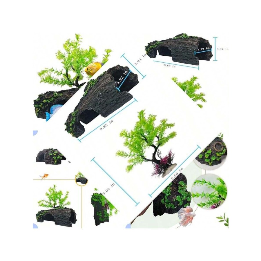 【New style】Fish Tank Decoratio - Aquarium Fish Hideout บทวิจารณ์และราคา