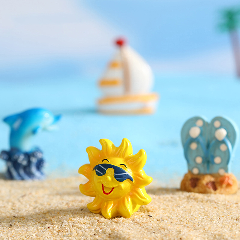 Cartoon Surfboard Seashells Se - Aquarium Fish Dolphin บทวิจารณ์และราคา