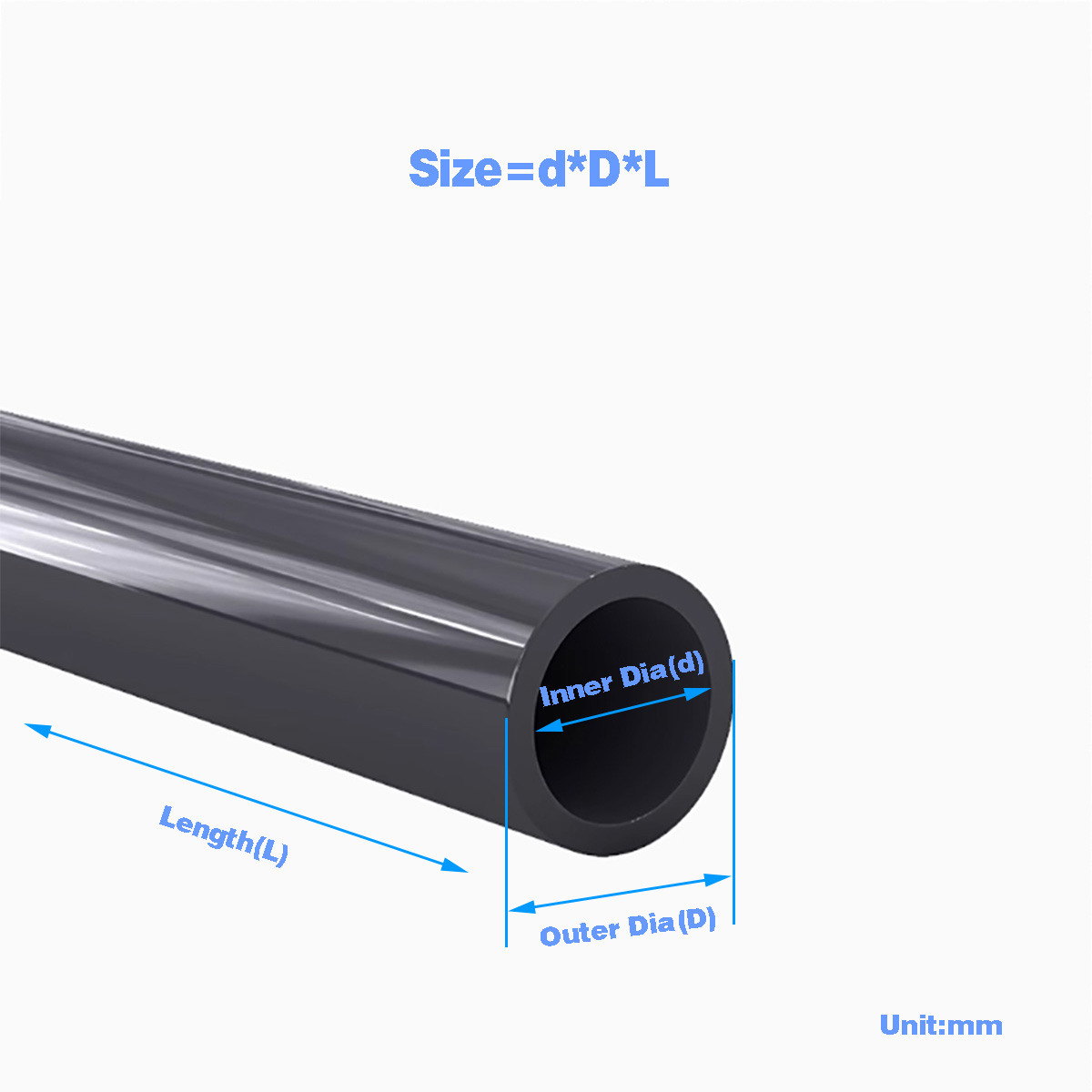 Black PVC Plastic Pipe Hollow  - Aquarium Fish Black บทวิจารณ์และราคา