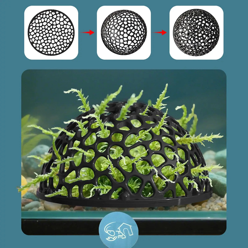 Hollow Out Small Fish Hemisphe - Aquarium Fish Hide บทวิจารณ์และราคา