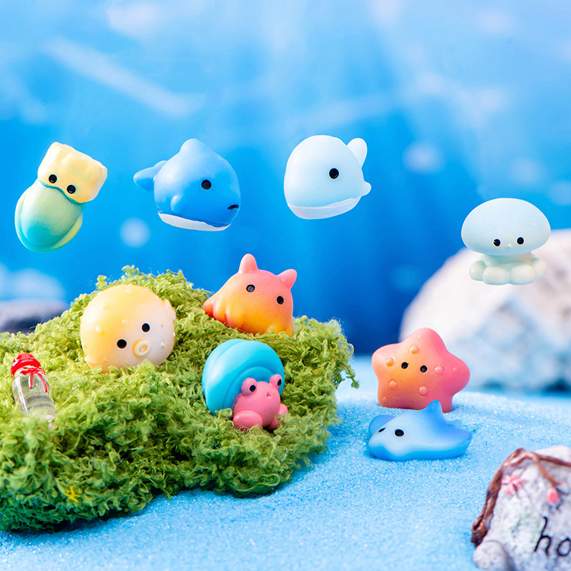 Creative Resin Ocean Animals D - Aquarium Fish Dolphin บทวิจารณ์และราคา