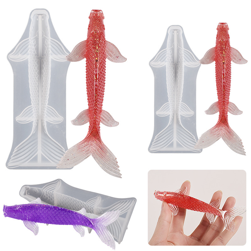 3D Koi Fish Shaped Epoxy Resin - Aquarium Fish Types บทวิจารณ์และราคา