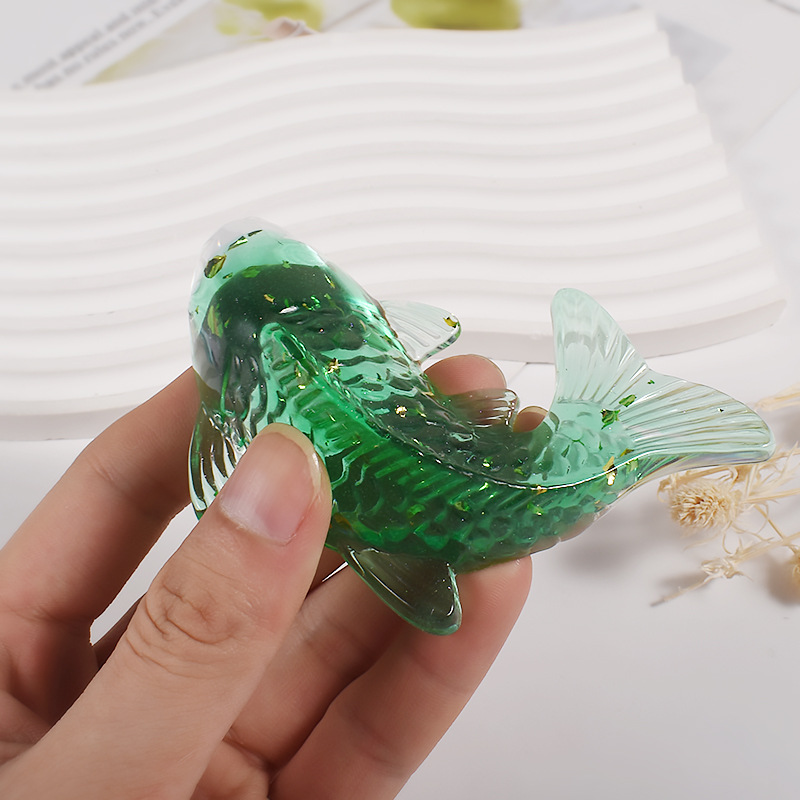 3D Koi Fish Shaped Epoxy Resin - Aquarium Fish Types บทวิจารณ์และราคา