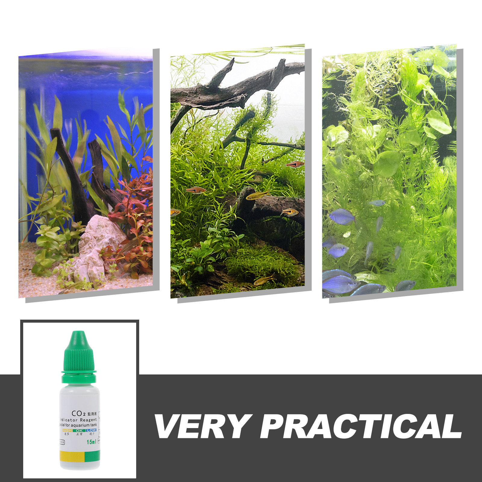 Co2 Fish Tank Test Indicator S - Aquarium Test Kit บทวิจารณ์และราคา