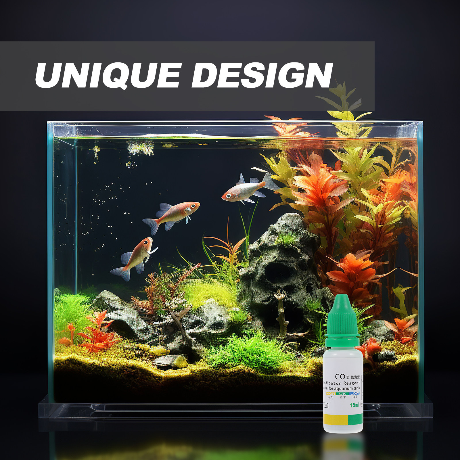 Co2 Fish Tank Test Indicator S - Aquarium Test Kit บทวิจารณ์และราคา