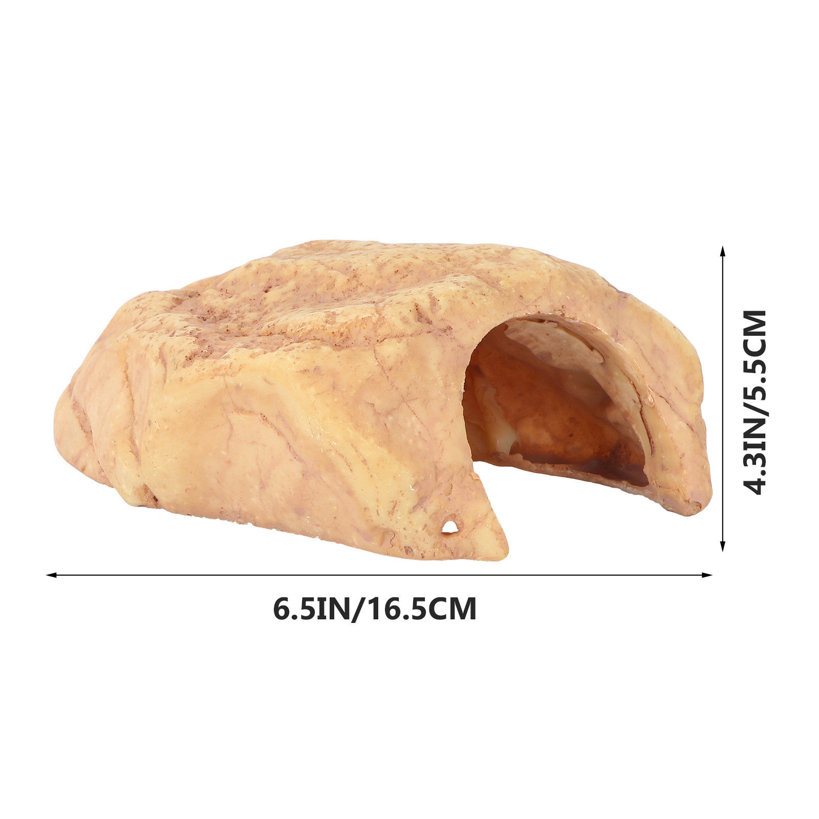 1Pcs Resin Simulation Stone Fi - Aquarium Fish Yellow บทวิจารณ์และราคา