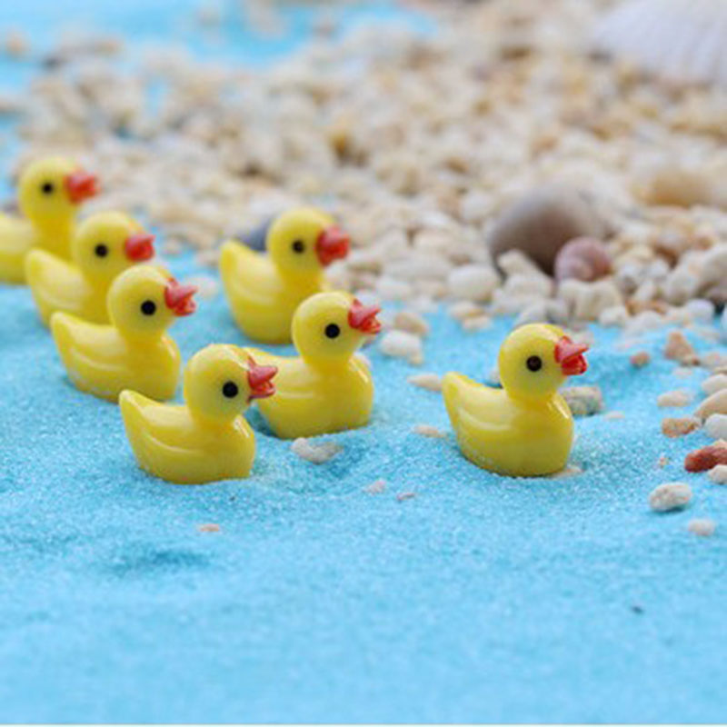 Cute Mini Yellow Duck Floating - Aquarium Fish Yellow บทวิจารณ์และราคา
