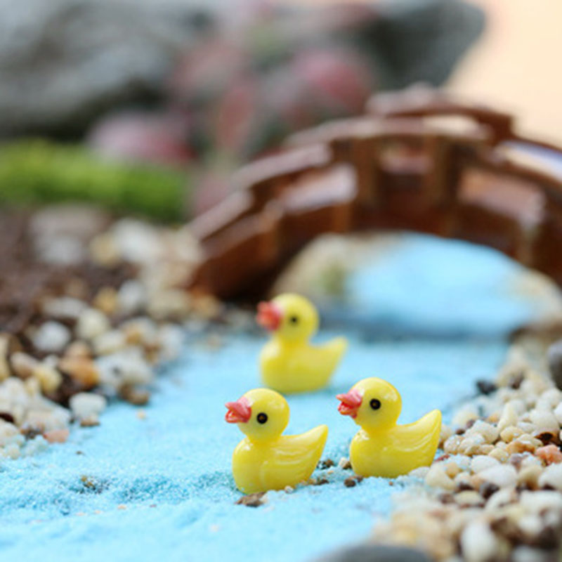 Cute Mini Yellow Duck Floating - Aquarium Fish Yellow บทวิจารณ์และราคา