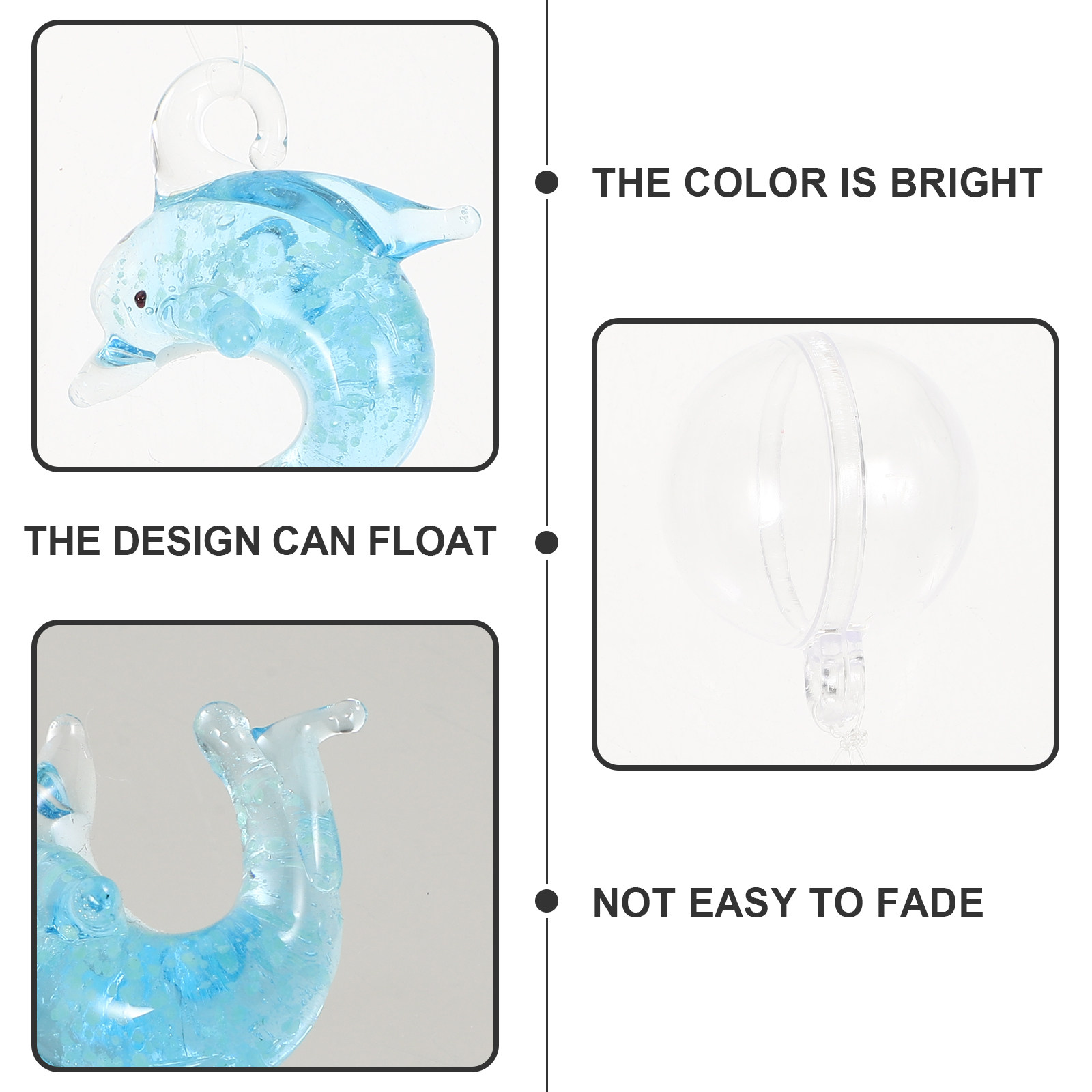 Glass Dolphin Aquarium Floatin - Aquarium Fish Dolphin บทวิจารณ์และราคา