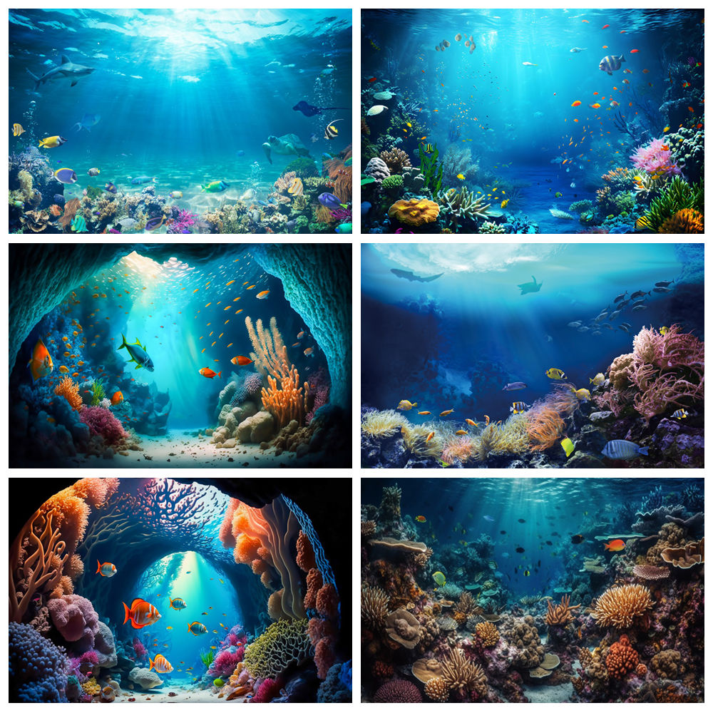 Underwater Ocean World Photogr - Aquarium Fish Dolphin บทวิจารณ์และราคา