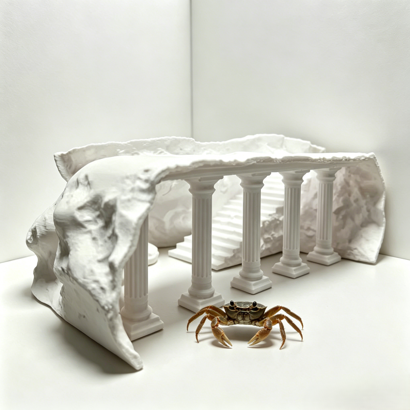 3D Printed Fish Tank Cave, Art - Aquarium Fish Hideout บทวิจารณ์และราคา