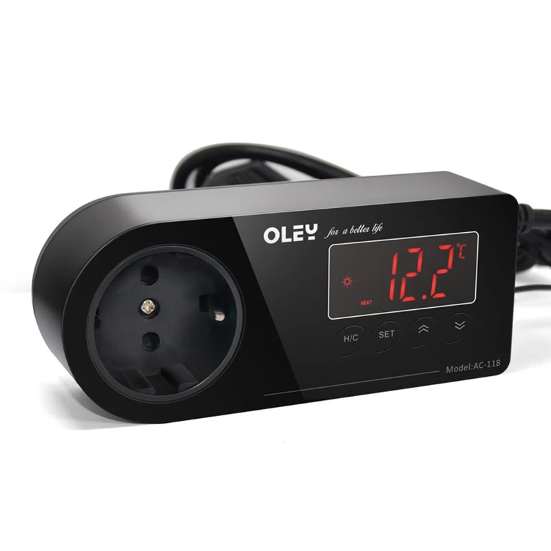 EU Plug Digital Temperature Co - Aquarium Thermometer บทวิจารณ์และราคา