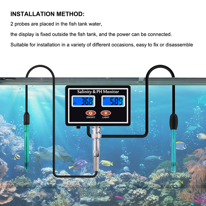 Online PH & Salinity Monitor 2 - Aquarium Fish In Online บทวิจารณ์และราคา