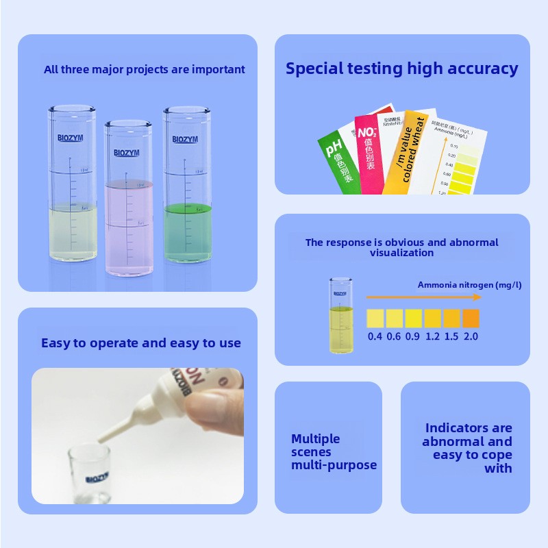 BIOZYM Aquarium Test Kit-Nitri - Aquarium Test Kit บทวิจารณ์และราคา
