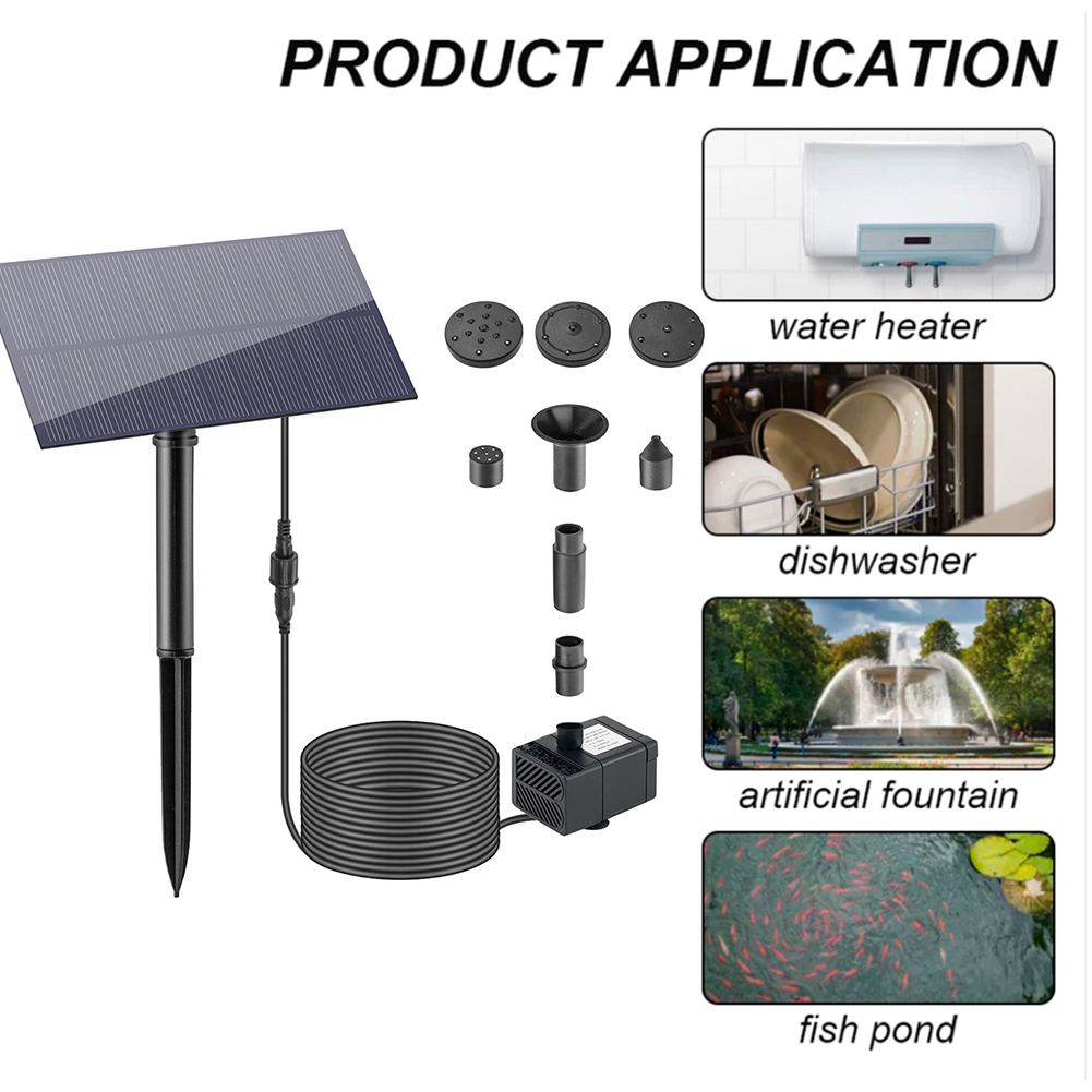 5W 5V Solar Water Pump Garden  - Aquarium Fish Types บทวิจารณ์และราคา