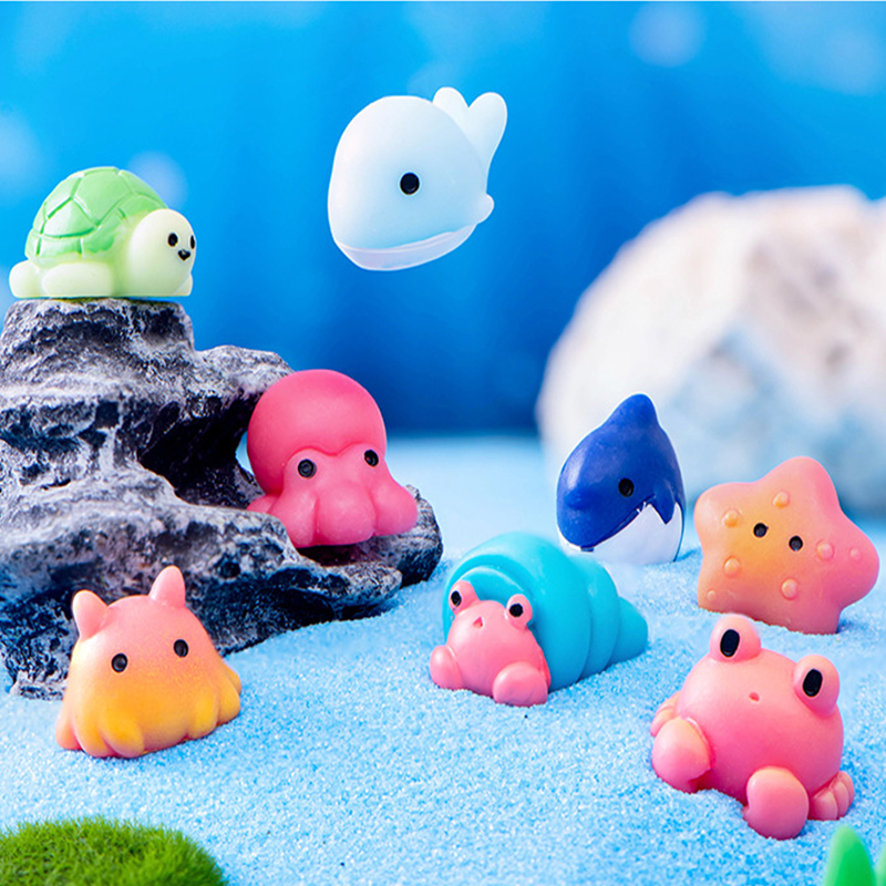 Marine Animals Figurine Dolphi - Aquarium Fish Dolphin บทวิจารณ์และราคา