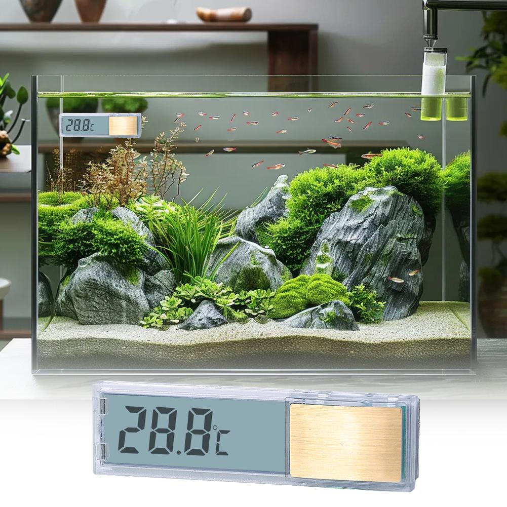 1pc Aquarium Thermometer 3D Di - Aquarium Thermometer บทวิจารณ์และราคา